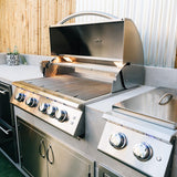 Summerset Sizzler Pro 40-in 5 Burner Built-In Natural Gas Grill w/ Rear Infrared Burner - SZRPRO40