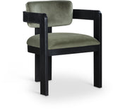 Sacha - Velvet Dining Chair With Black Base (Set of 2)