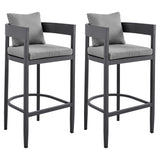 Menorca - Outdoor Patio Counter Height Bar Stool Set