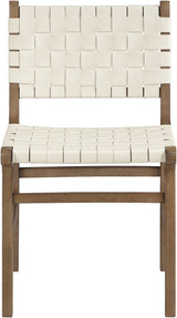 Entwine - Vegan Leather Upholstered Dining Chair - Painted Brown