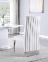 Porsha - Dining Chair (Set of 2) - Chrome Base