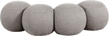 Apollo - Boucle Fabric Bench