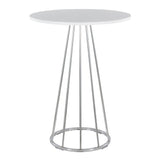 Canary - Counter Table - Chrome Metal