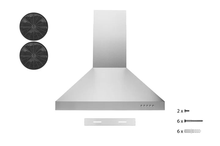 WM-530SS-30B Convertible Wall Mount Range Hood