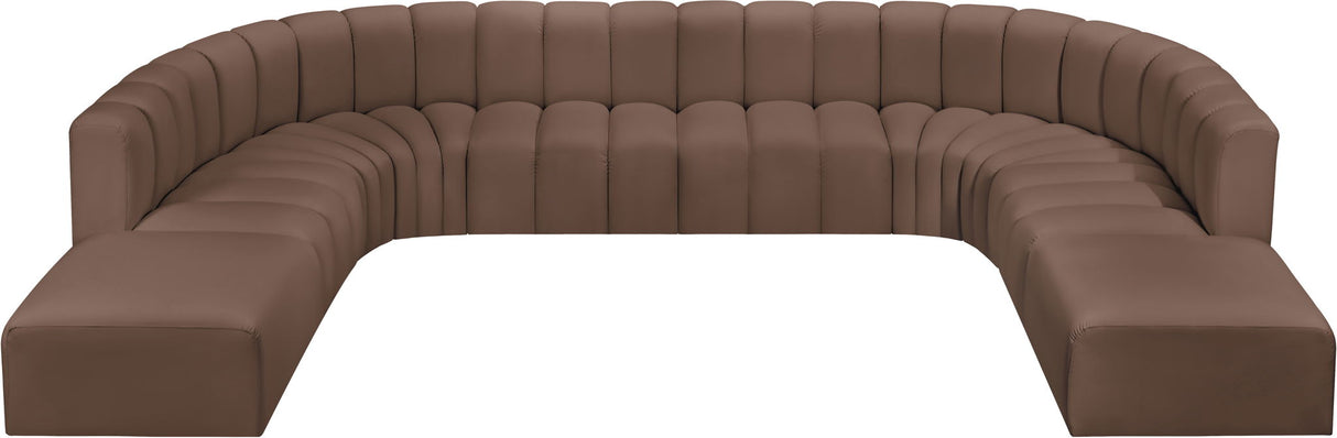 Arc - Faux Leather Modular Sectional