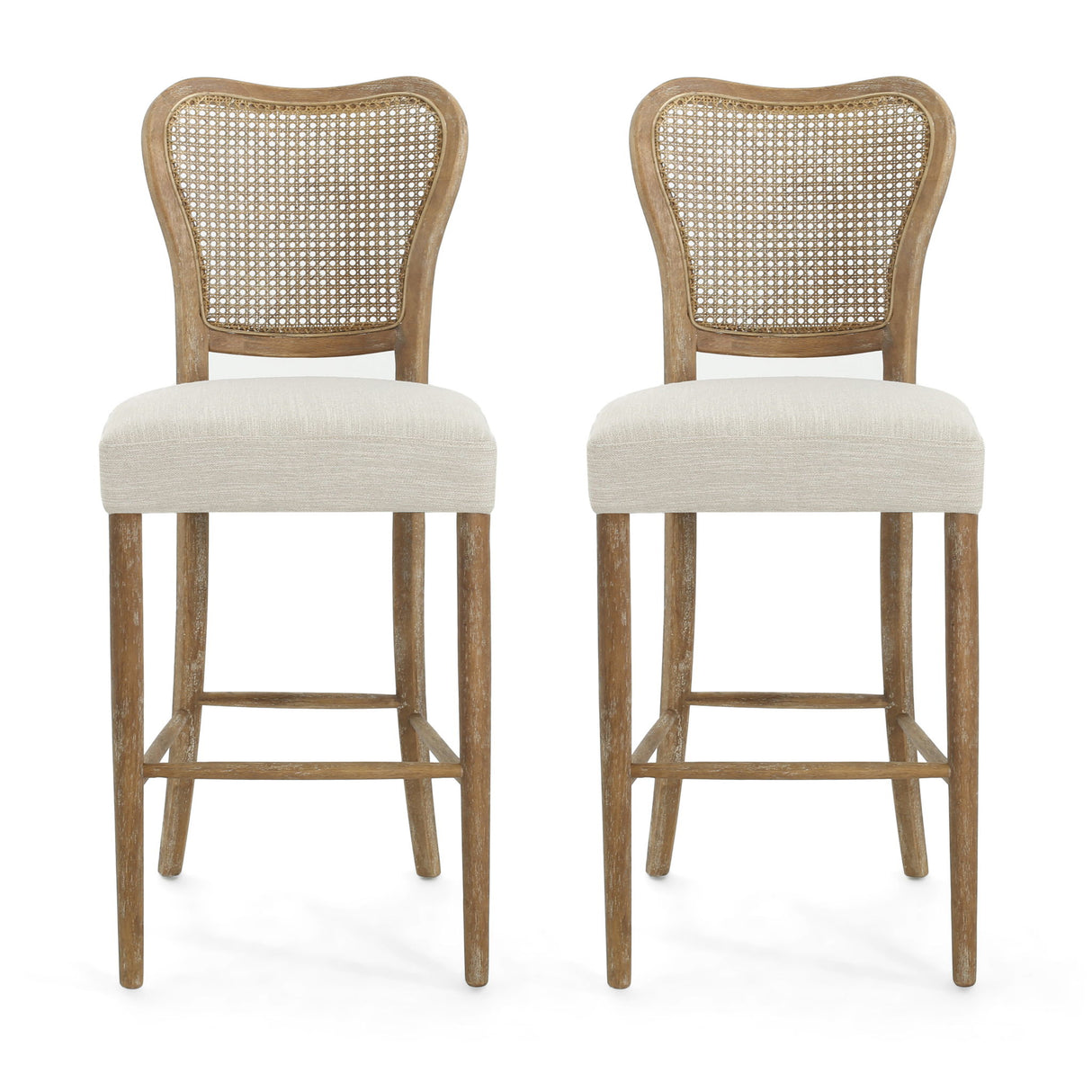 Barstool (Set of 2) - Dark Brown