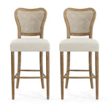 Barstool (Set of 2) - Dark Brown