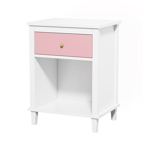 Nightstand With 1 Drawer 1 Shelf
