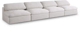 Serene - Modular Armless 4 Seat Sofa