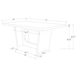 Rectangular Dining Table Set With Chairs