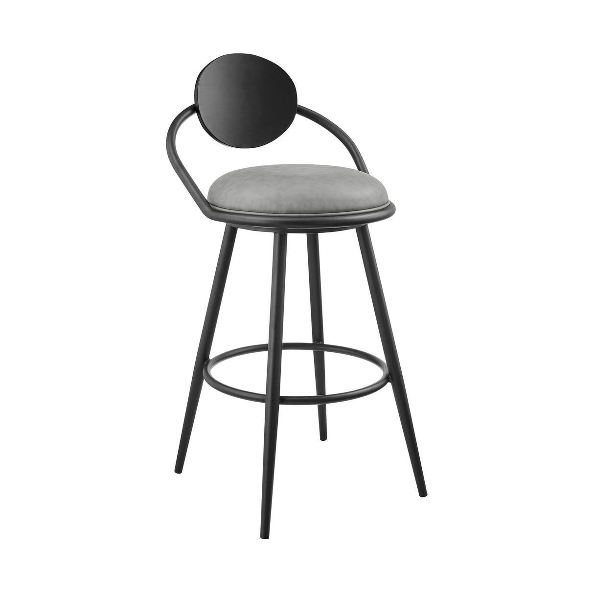 Carnation - Vintage Swivel Stool