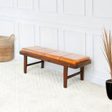 Maddox - Bench - Rustic / Tan