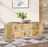 Zaire - Burl Wood Coffee Table