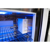 Mont Alpi Beverage Center Cabinet Module W/ Sink & 2.6 Cu. Ft. Outdoor Refrigerator - Black Stainless Steel - MASF-BSS