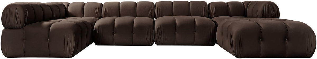 Orin - 6 Piece Modular Sectional (3 Modular Chairs, 2 Corner Chairs & Ottoman)
