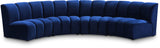 Infinity - 4 Piece Velvet Modular Sectional