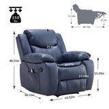 Recliner Chair With Vibration And Heating