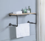 Brantley - Wall Rack - Oak & Sandy Gray