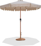 Amalfi - Patio Umbrella - Light Brown Base / Light Brown Pole