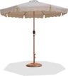 Amalfi - Patio Umbrella - Light Brown Base / Light Brown Pole