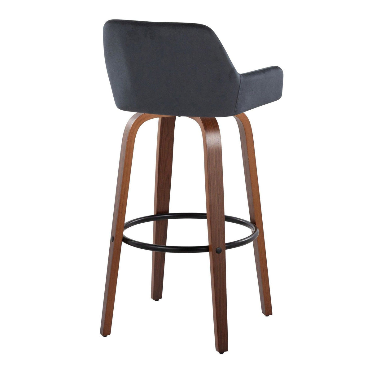 Daniella - 30" Fixed-Height Barstool (Set of 2) - Brown Base