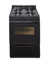 24 in. Freestanding Gas Range in Black - (SCK3XRBP)