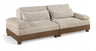 Turin - Fabric Upholstered Modular Sectional - Taupe