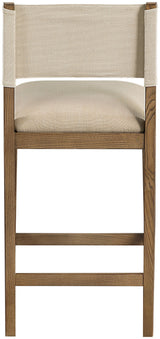 Avon - Linen Textured Performance Fabric Counter Stool