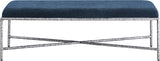 Valley - Bench With Silver Frame