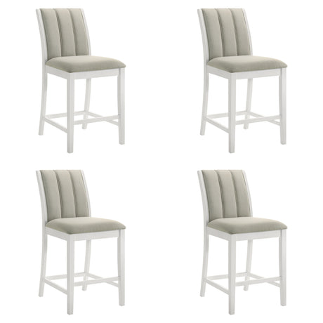 Nolan - 26" Counter Height Rubberwood Barstool (Set of 2)