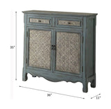 Winchell - 35" Console Cabinet - Antique Blue