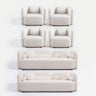 Japandi Living Room Set