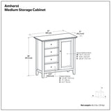 Amherst - Handcrafted Medium Storage Cabinet
