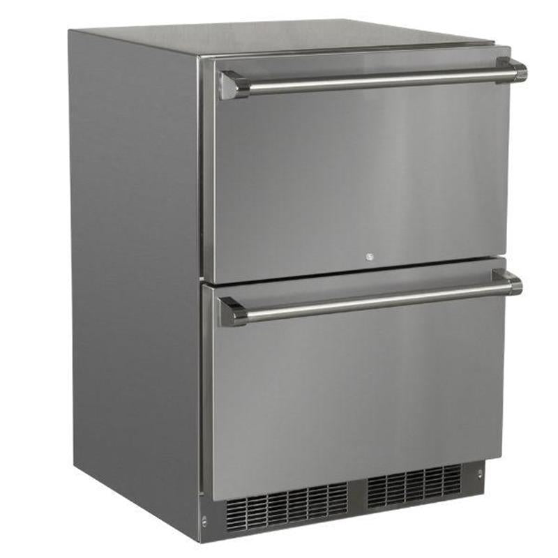 24-In Outdoor Built-In Refrigerated Drawers with Door Style - Stainless Steel - (MODR224SS71A)