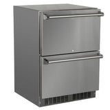 24-In Outdoor Built-In Refrigerated Drawers with Door Style - Stainless Steel - (MODR224SS71A)