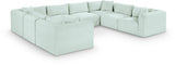 Shaggy - 8 Piece Modular U-Shaped Sectional