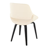 Fabrico - Chair (Set of 2) - Black Wood Legs