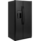 GE GZS22DGJBB - 36 in. 21.9 cu. ft. Counter Depth Side by Side Refrigerator with Ice & Water Dispenser - Black