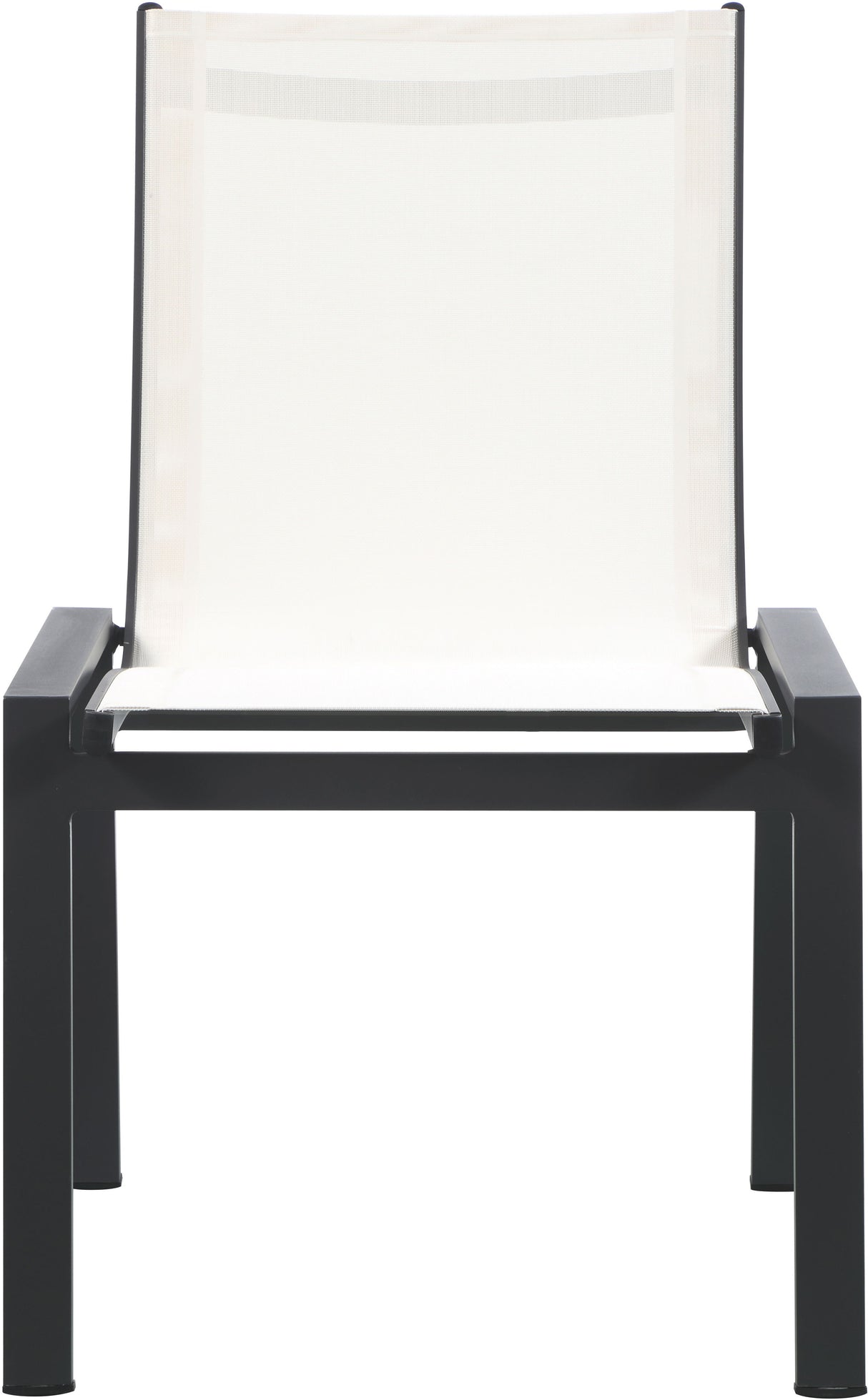 Nizuc - Outdoor Patio Dining Chair With Gray Frame (Set of 2)