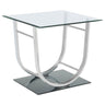 Danville - Rectangular U-Shaped Glass Top Table