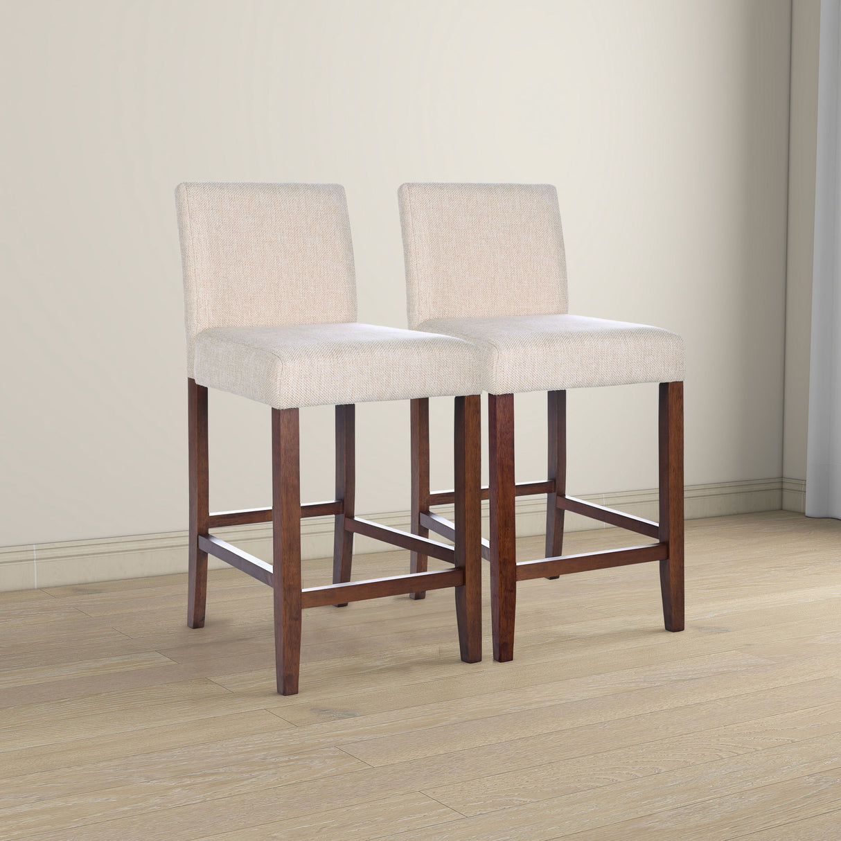 Dorian - Counter Chair (Set of 2) - Beige