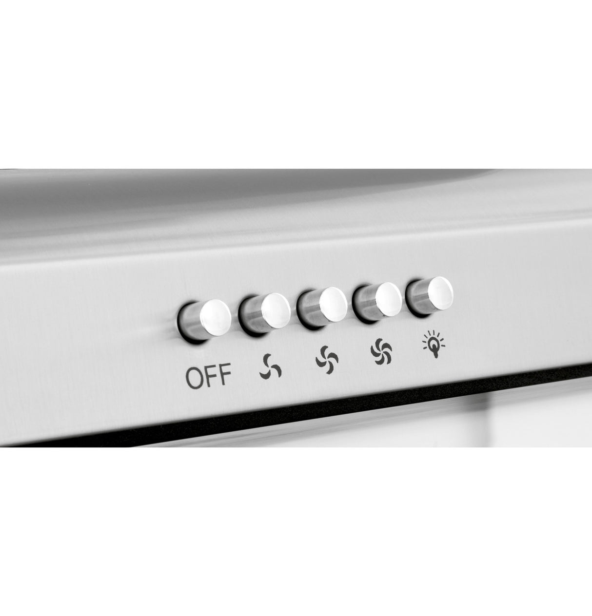 GE UVW7241SNSS range hood lifestyle view