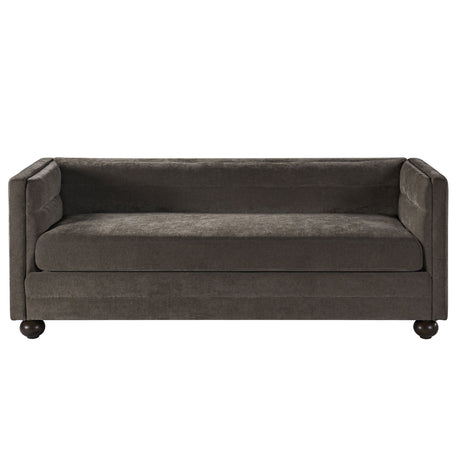 3 Seater Sofa Upholstery With Square Arms, Living Room Couch