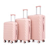 3 Pieces Set 20" / 24" / 28" Spinner Wheel Luggage With Combination Lock