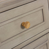 Dauphin - Handpainted Entryway Storage Cabinet - Gray Cashmere