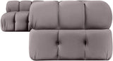 Orin - Velvet 5 Piece Modular Sectional