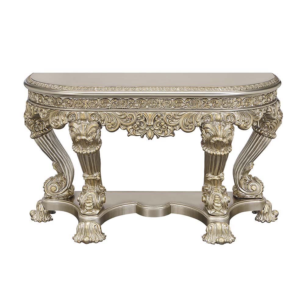 Danae - Sofa Table - Champagne & Gold