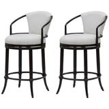 Otis - Upholstered Swivel Counter Height Barstool