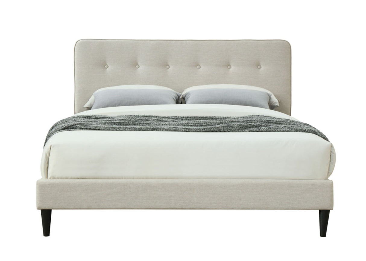 Upholstered Bed Compact With USB