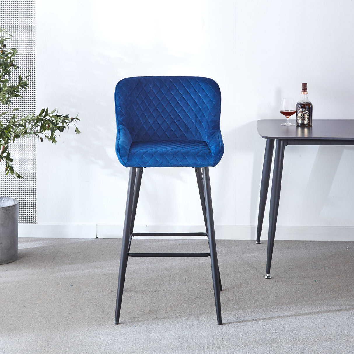 Ergonomic Counter Height Bar Stool (Set of 2)